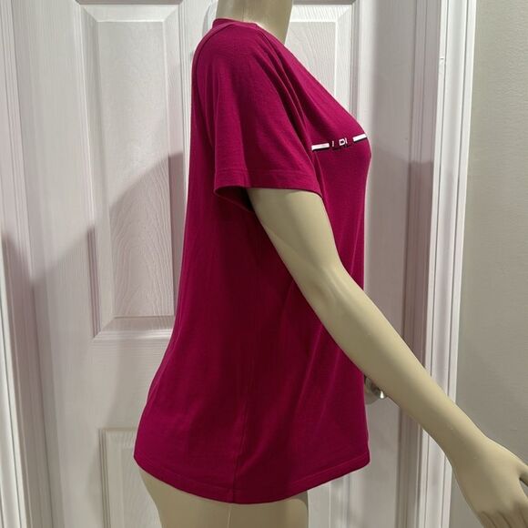 LAUREN RALPH LAUREN T-SHIRT. FUCHSIA. - Picture 2 of 7